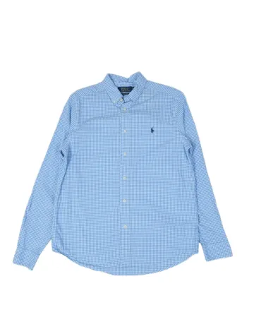 CAMISA POLO RALPH LAUREN HOMBRE AZUL CLARO