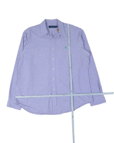 CAMISA RALPH LAUREN HOMBRE LILA VICHY