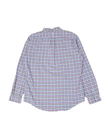 CAMISA RALPH LAUREN HOMBRE BLANCO CON CUADROS MULTICOLOR