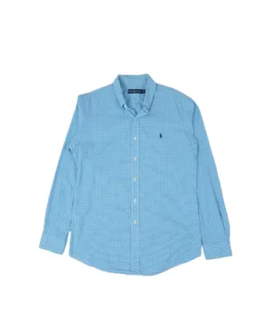 CAMISA RALPH LAUREN HOMBRE AZUL CLARO