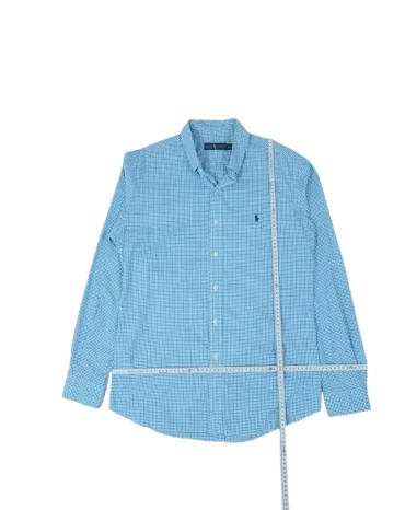 CAMISA RALPH LAUREN HOMBRE AZUL CLARO