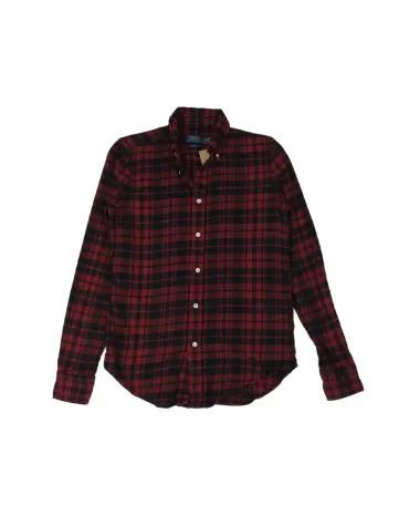 CAMISA POLO RALPH LAUREN HOMBRE ROJO Y NEGRO