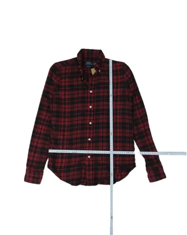 CAMISA POLO RALPH LAUREN HOMBRE ROJO Y NEGRO