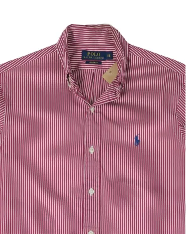CAMISA POLO RALPH LAUREN HOMBRE ROJO Y BLANCO