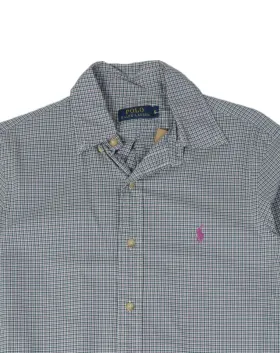 CAMISA POLO RALPH LAUREN HOMBRE AZUL Y BLANCO
