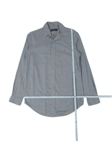 CAMISA POLO RALPH LAUREN HOMBRE AZUL Y BLANCO