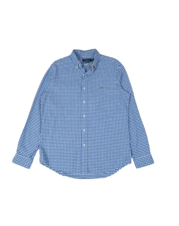 CAMISA POLO RALPH LAUREN HOMBRE AZUL Y BLANCO