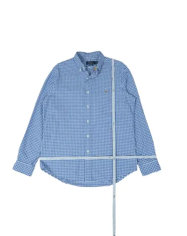 CAMISA POLO RALPH LAUREN HOMBRE AZUL Y BLANCO