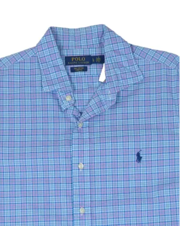 CAMISA POLO RALPH LAUREN HOMBRE AZUL CLARO