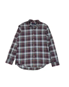 CAMISA RALPH LAUREN HOMBRE BURDEOS Y VERDE A CUADROS
