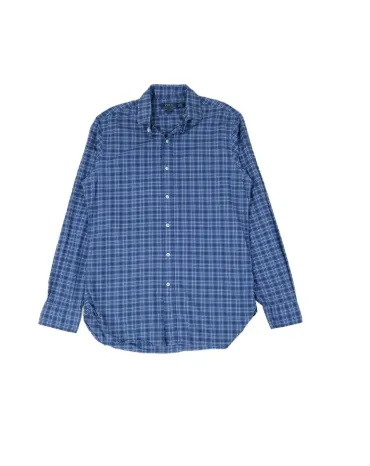 CAMISA POLO RALPH LAUREN HOMBRE AZUL A CUADROS