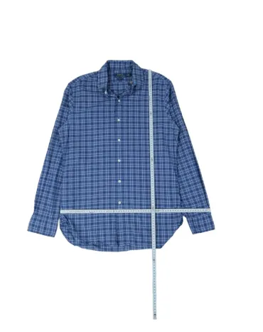 CAMISA POLO RALPH LAUREN HOMBRE AZUL A CUADROS