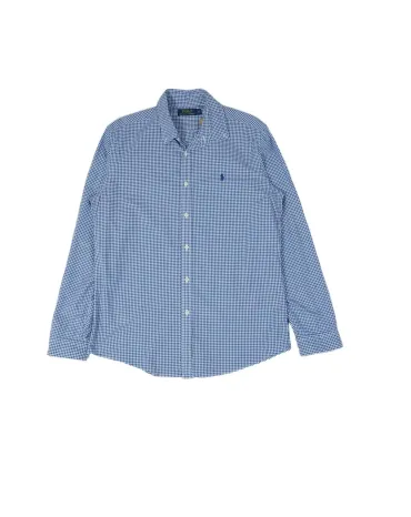 CAMISA POLO RALPH LAUREN HOMBRE AZUL