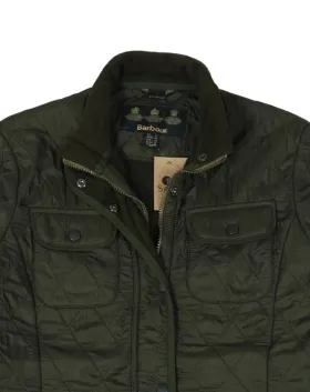 CAZADORA ACOLCHADA BARBOUR MUJER VERDE MILITAR