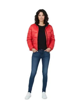CAZADORA ACOLCHADA MONCLER MUJER ROJO