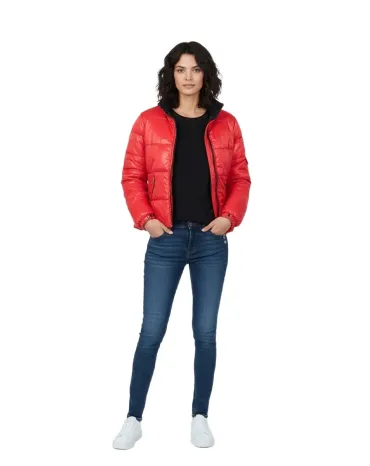 CAZADORA ACOLCHADA MONCLER MUJER ROJO