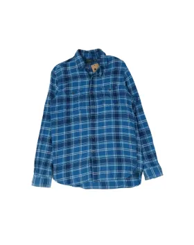 CAMISA RALPH LAUREN DE CUADROS HOMBRE AZUL