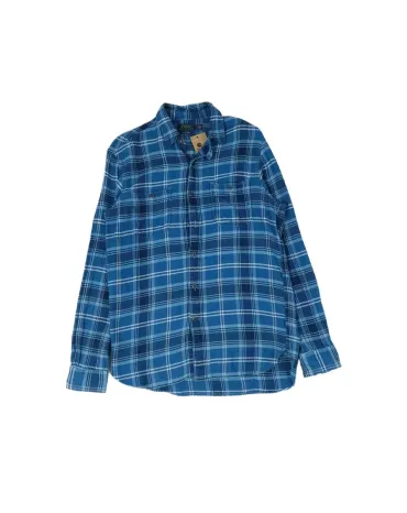 CAMISA RALPH LAUREN DE CUADROS HOMBRE AZUL