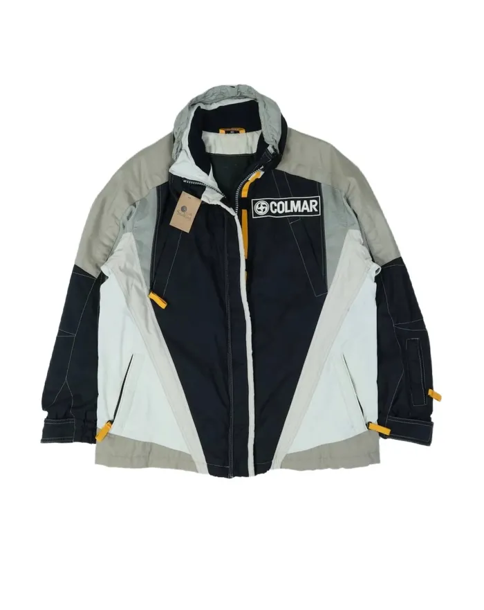 CAZADORA COLMAR HOMBRE NEGRO/GRIS/BLANCO