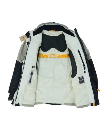 CAZADORA COLMAR HOMBRE NEGRO/GRIS/BLANCO