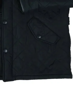 CAZADORA BARBOUR ACOLCHADA NEGRA PARA HOMBRE