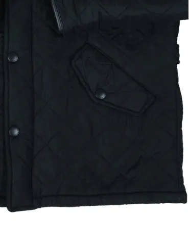 CAZADORA BARBOUR ACOLCHADA NEGRA PARA HOMBRE