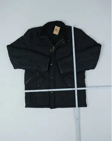 CAZADORA BARBOUR ACOLCHADA NEGRA PARA HOMBRE