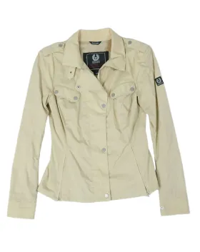 CAZADORA BELSTAFF MUJER BEIGE