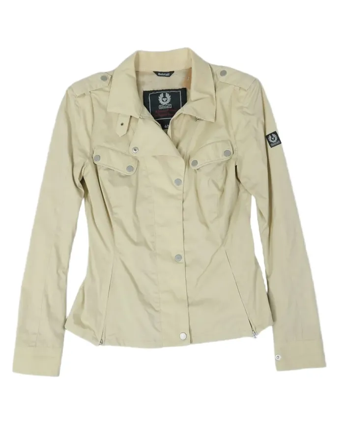 CAZADORA BELSTAFF MUJER BEIGE