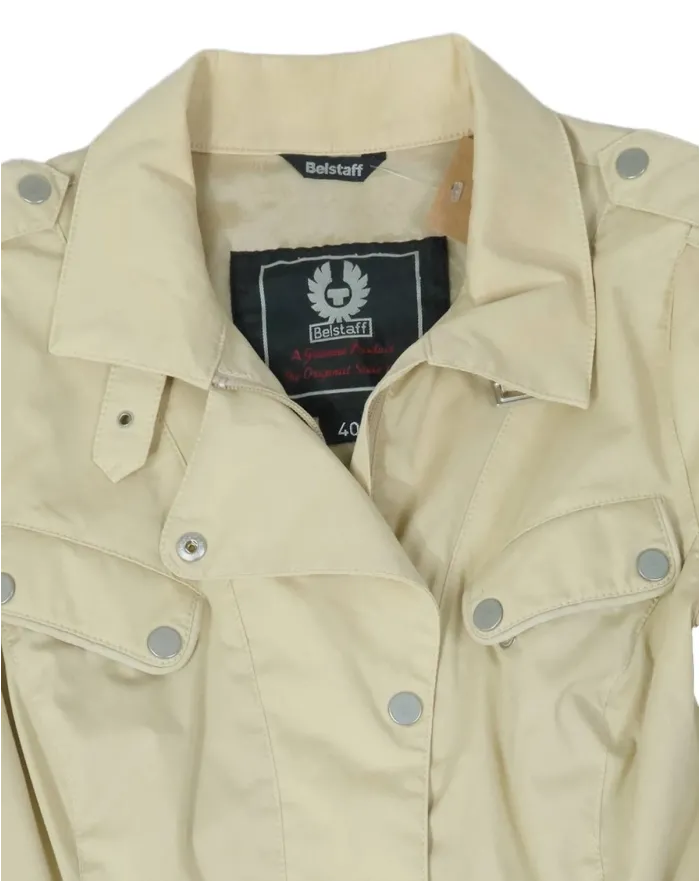 CAZADORA BELSTAFF MUJER BEIGE