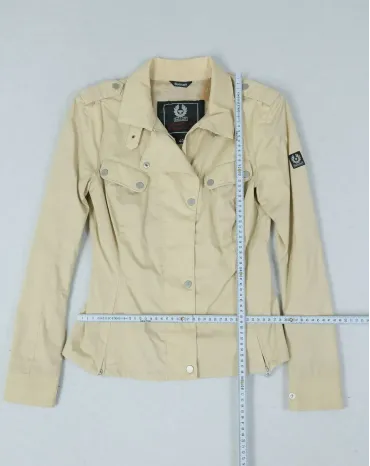 CAZADORA BELSTAFF MUJER BEIGE