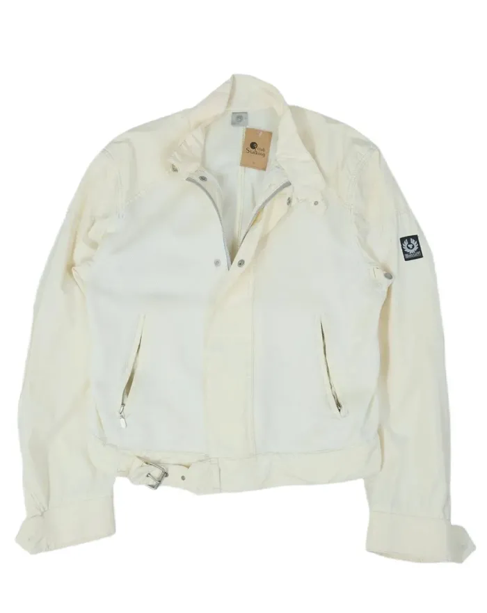 CAZADORA BELSTAFF MUJER MARFIL