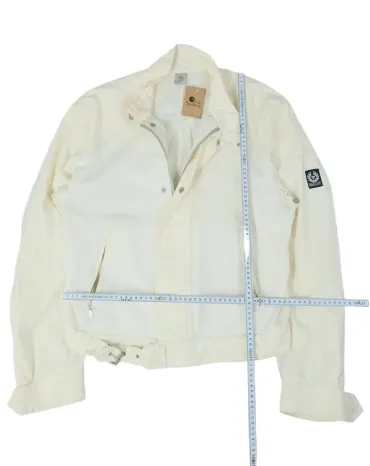 CAZADORA BELSTAFF MUJER MARFIL