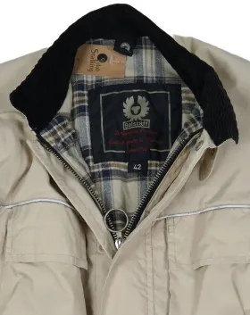 CAZADORA BELSTAFF HOMBRE BEIGE