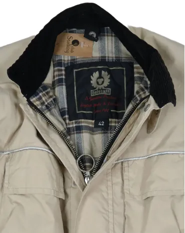 CAZADORA BELSTAFF HOMBRE BEIGE