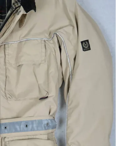CAZADORA BELSTAFF HOMBRE BEIGE