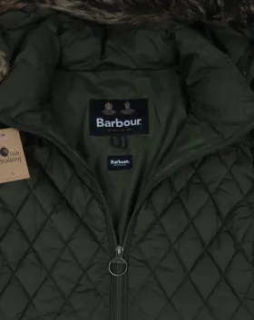 CAZADORA ACOLCHADA BARBOUR MUJER VERDE MILITAR