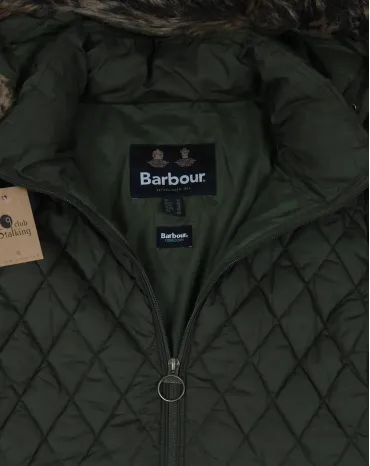 CAZADORA ACOLCHADA BARBOUR MUJER VERDE MILITAR