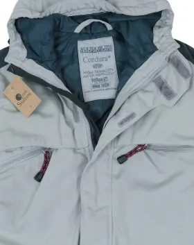 PARKA NAPAPIJRI HOMBRE GRIS CLARO