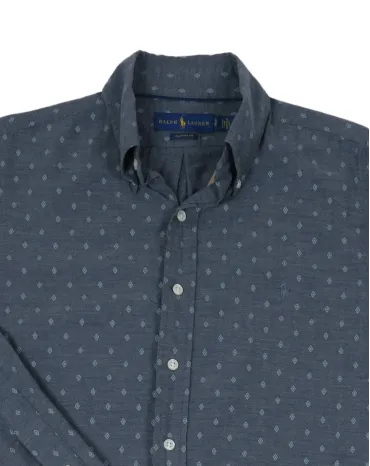 CAMISA RALPH LAUREN HOMBRE AZUL MARINO