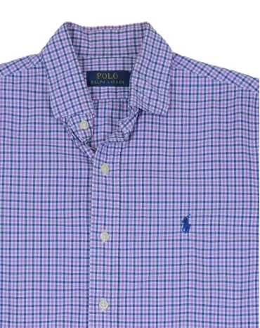 CAMISA POLO RALPH LAUREN HOMBRE LILA