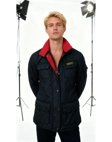 CAZADORA ACOLCHADA BARBOUR INTERNATIONAL HOMBRE AZUL MARINO