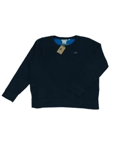 SUDADERA CUELLO REDONDO LACOSTE HOMBRE AZUL MARINO