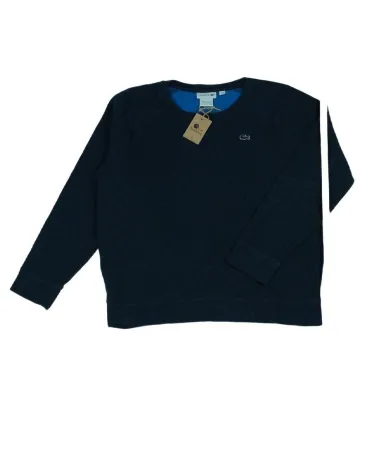 SUDADERA CUELLO REDONDO LACOSTE HOMBRE AZUL MARINO