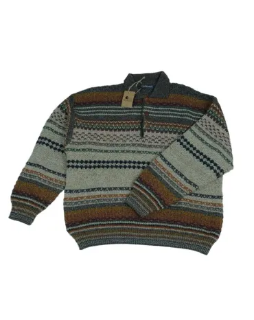 JERSEY POLO CACHAREL UNISEX BEIGE MULTICOLOR