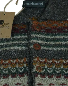 JERSEY POLO CACHAREL UNISEX BEIGE MULTICOLOR