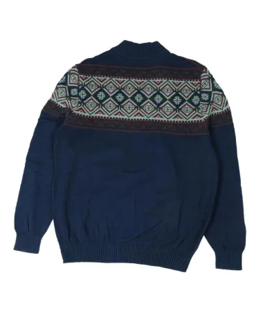 JERSEY MEDIA CREMALLERA IZOD HOMBRE AZUL MARINO