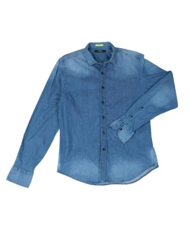 CAMISA REPLAY HOMBRE AZUL DENIM