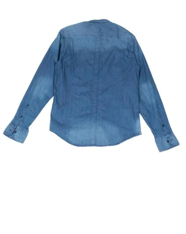 CAMISA REPLAY HOMBRE AZUL DENIM