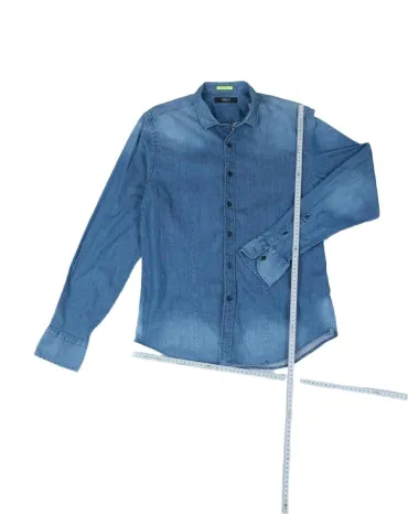 CAMISA REPLAY HOMBRE AZUL DENIM
